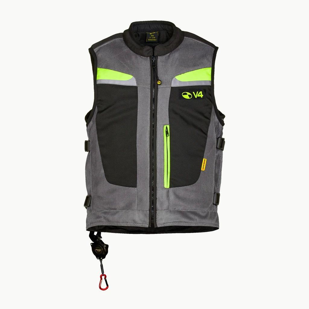 MOTOAIRBAG MAB v4.0 Airbag Vest – grå/gul