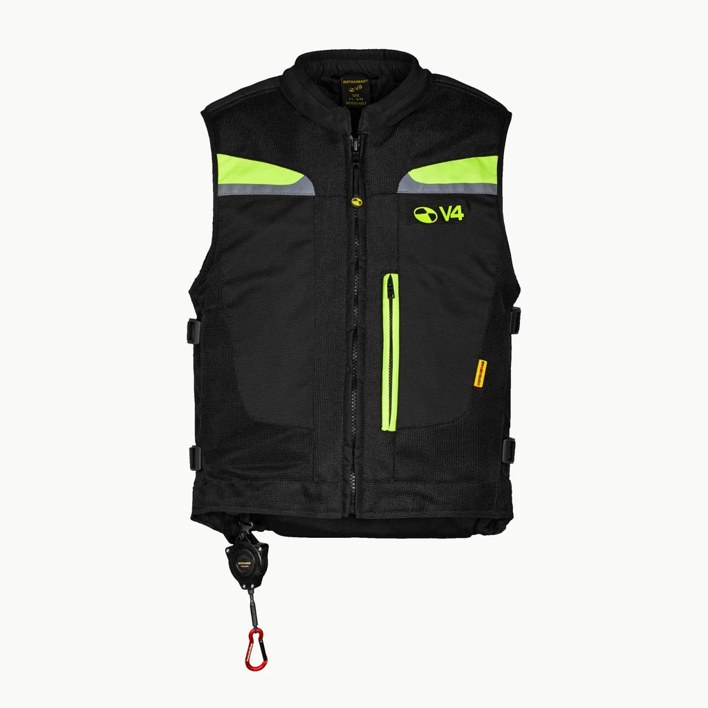 MOTOAIRBAG MAB v4.0 Airbag Vest – svart/gul