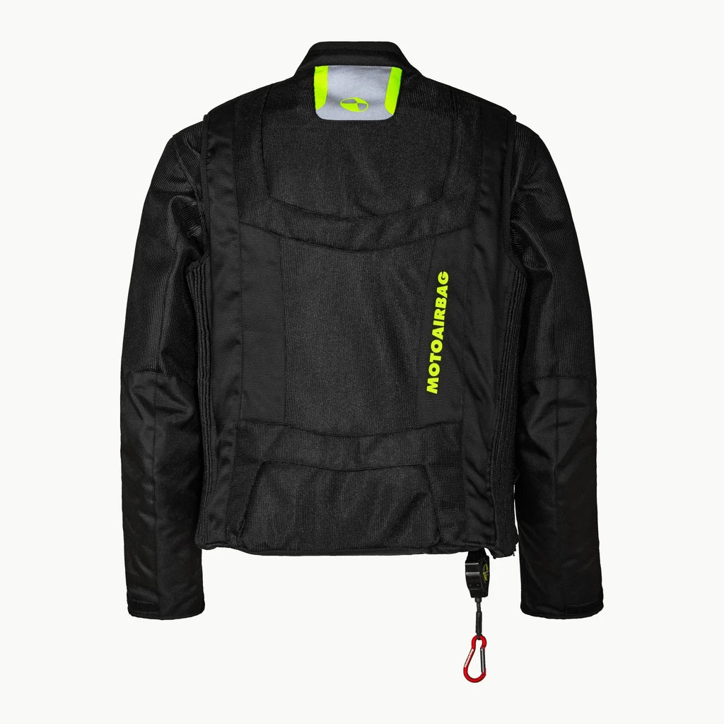 MOTOAIRBAG MAB v4.0 Airbag Vest / Jakke – svart/gul – bilde 2